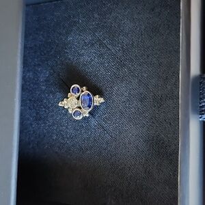 Maria Tash Diamond Tash Crown Stud Earring